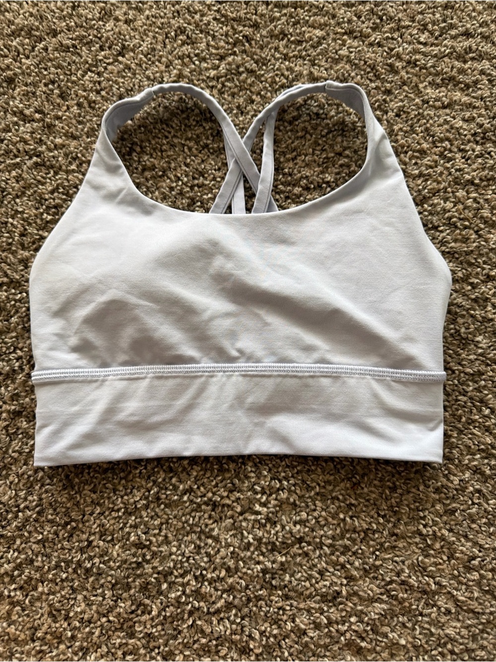 lululemon athletica light blue Cross-Back Sports Bra